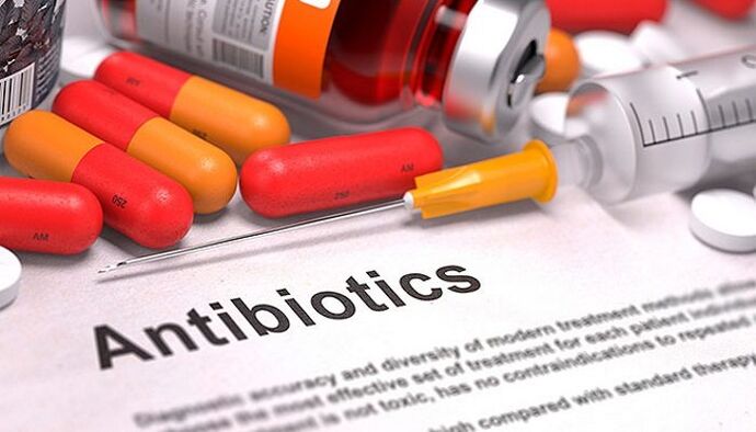 antibiotiká na prostatitídu